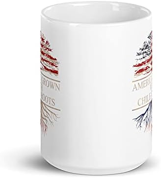 Американската чаша, отглеждани с чилийскими корени, кафеена чаша Чили, чаша с флага Чили
