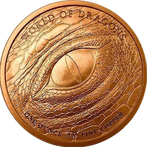 Медальон от чиста Мед Jig Pro Shop World of Dragons Серия 1 унция .999