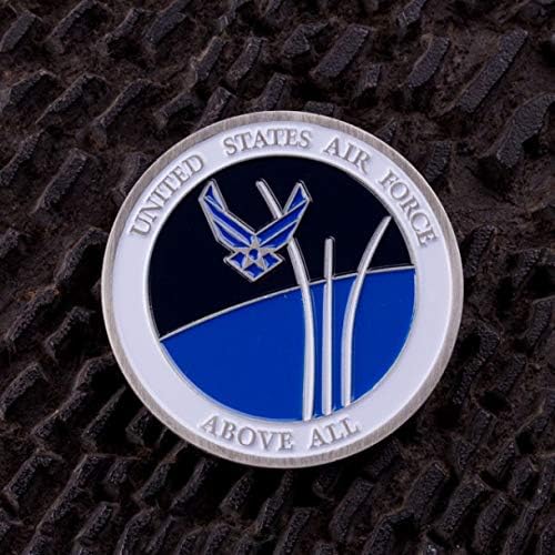 Монета на повикване ВВС над всичко друго - Военна монета на ветераните от военновъздушните сили на САЩ - Официално лицензирани - Разработена от ветерани на въоръжените сили