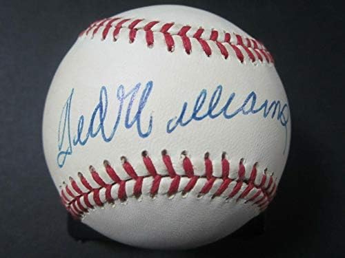 Тед Уилямс е на Бостън Ред Сокс, подписано Официално писмо OAL baseball JSA с Пълния Текст - Бейзболни топки с Автографи