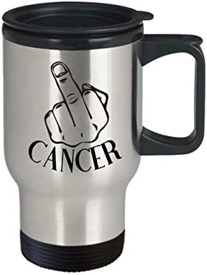 Забавна Чаша за пътуване с участието на рак, Вдъхновяващи Подаръци за Пациенти с рак, Оцелял Войник, Боец, най-Добрата Идея за подарък За Борба с рака, Чаша за Кафе и Чай За мъже И Жени