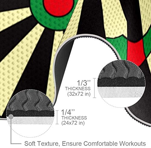 LEVEIS килимче за Йога Дъска за Игра на Дартс Спортни Дебели Нескользящие Спортни Подложки за Домашно Фитнес Подови Пътни