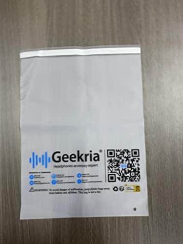 Калъф за слушалки Geekria Shield, който е Съвместим с Sennheiser Momentum 3 Wireless, PXC 550-II, HD 450BT, HD 4.50, работа на смени пътна чанта в твърда обвивка с кабел за съхранение (черен)