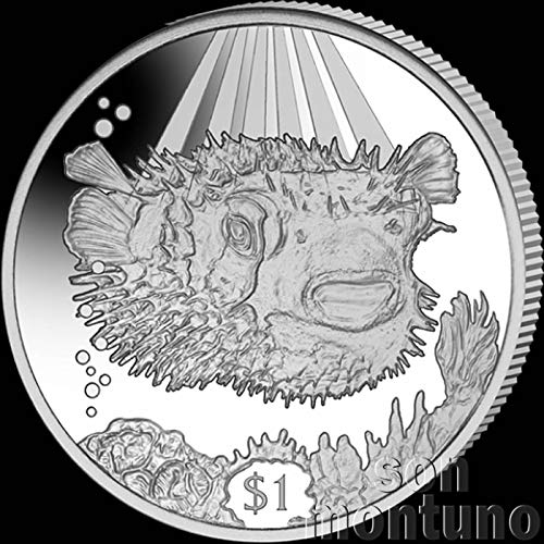 РИБИ-ТАРАЛЕЖ - Британски Вирджински острови 2019 г., Не Обращающаяся Медно- никелова монета в купюри от един долар на стойност 1 долар на САЩ