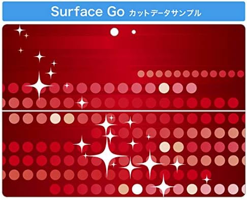стикер igsticker за Microsoft Surface Go/Go 2, Ультратонкая Защитен Стикер за тялото, Скинове 001933, Прост Червен