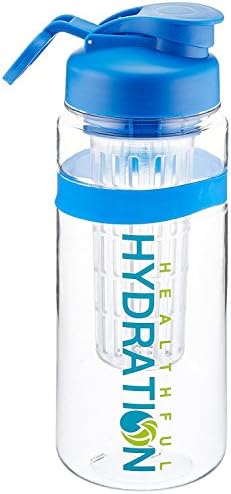 Бутилка за вода за заваряване на плодове – Спортна бутилка с изолация – Чаша за пътуване с панти капак – Запечатан, небьющийся, не съдържа BPA Тритановый пластмаса Healthful Hydration 32 грама