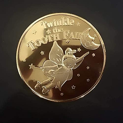 Мультяшная Феята На Зъбките Златна Възпоменателна Монета Детски Подарък За Обмен На Зъбите Медал Феята На Зъбките Копие Монети Събиране На Занаятите Сувенирное Декорация На Дома