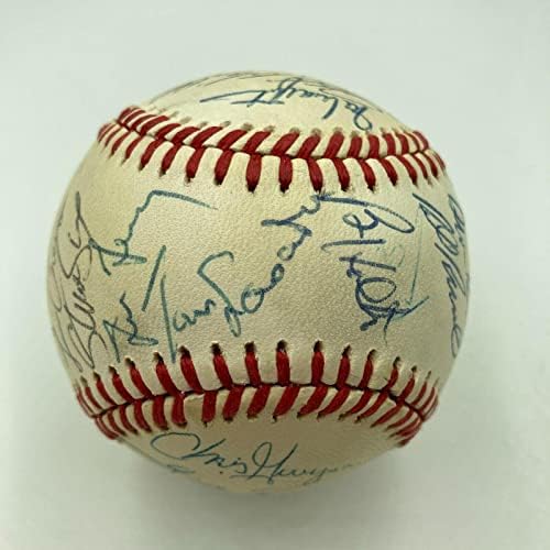 1988 Отбор на Шампионите от Световна серия Лос Анджелис Доджърс подписа договор с JSA COA по бейзбол - Бейзболни топки с автографи