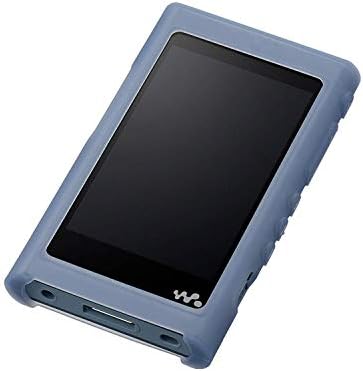 Калъф NW-A55, Калъф NW-A56, Калъф NW-A57HN, Мек Силиконов Защитен калъф Bestfitshop, който е Съвместим за Walkman на Sony NW-A55 A56 A57HN (прозрачен синьо)