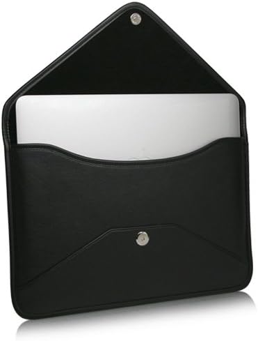 Калъф BoxWave за Sony DPT-RP1 (Case by BoxWave) - Луксозни Кожена чанта-месинджър, чанта-плик от изкуствена кожа за Sony DPT-RP1 - Черно jet black