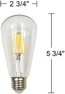 Лампа Tesler 60W Равностоен Прозрачна 7W LED С регулируема яркост ST19