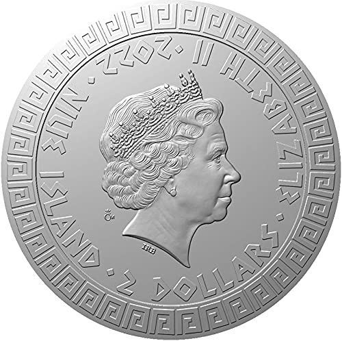 2022 DE Митични Същества Чешка монета PowerCoin Pegasus Митични Същества Сребърна монета 1 Унция 2 $ Ниуе 2022 Proof