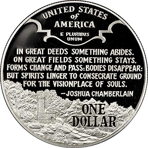 Незабравим Сребърен Долар Проба на Гражданската война в Монетния двор на САЩ 1995 - Изключителна монета - PR DCAM