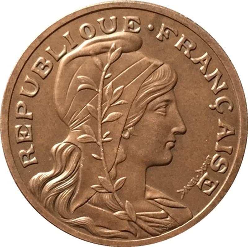 Френски Монети От Чиста Мед С Посеребренным Покритие Антични Сребърни Доларови Монети Колекция от ръчно изработени изделия може да се Взривят