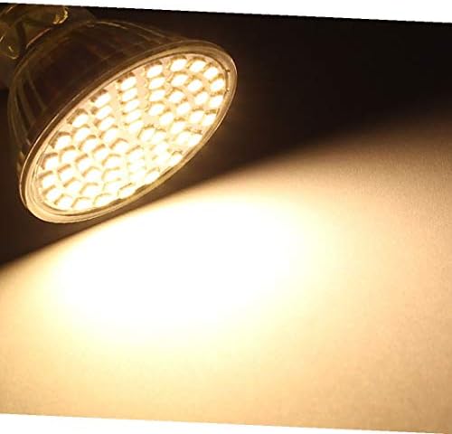 Нов Lon0167 220v GU10 led лампа 6 W 2835 SMD 60 led ' S, прожектор, лампа с нажежаема жичка, Топло бяло (220v GU10 led 6 W 2835 SMD 60 led-Lampenlampe warmweiß