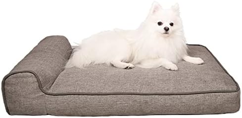 WELLYELO 50 см XXL Легло за кучета 6 инча Ортопедично легло за Кучета с Възглавница Диван-легло за Кучета за Много Големи Кучета Легло за домашни любимци с подвижен миещ се