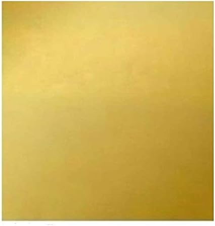 ZHENGYYUU Латунная Плоча на Месинг Лист H62 Cu за Рамка Модел Формата САМ Занаяти Производство на плочи от мед фолио (Размер: 100x150x2,5 мм)