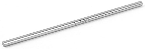 IIVVERR Метричен Цилиндричен калибър 1,72 mm x 50 mm от волфрамов карбид (Calibrador de barra de carburo de tungsteno de calibre cilíndrico metrico1,72 mm x 50 mm