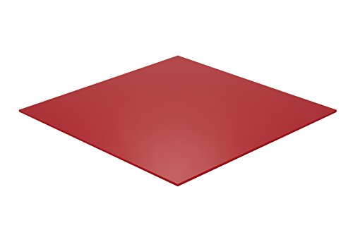 Falken Design RD2157-1-8/1236 Акрилен лист Червен на Цвят, Прозрачен 4%, 12 x 36, с дебелина 1/8
